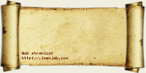 Janko Roksandić vizit kartica